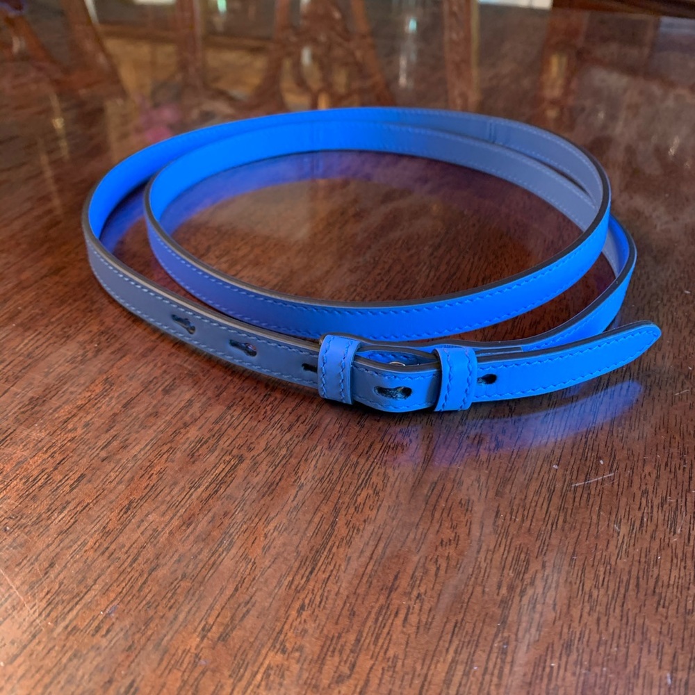 NEW Blue Adjustable Double Wrap Belt